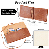  4Pcs Rectangle PU Leather Eyelasses Storage Bag AJEW-NB0003-43-2