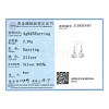 925 Sterling Silver Dangle Earrings EJEW-BB30534-P-7