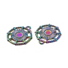 Ion Plating(IP) 304 Stainless Steel Pendant Cabochon Settings STAS-A070-20MC-2