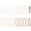 24Pcs 4 Colors Alloy Open Back Bezel Big Pendants FIND-CA0008-86-1
