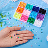 72G 12 Colors Opaque Acrylic Beads SACR-TA0001-54-6