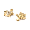 304 Stainless Steel with Crystal Rhinestone Charms STAS-G358-05G-01-2