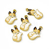 Painted Alloy Pendants PALLOY-P288-05G-01-3