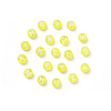 Transparent Yellow Acrylic Beads TACR-YW0001-08M-3