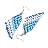 Boho 304 Stainless Steel with Glass Dangle Stud Earring EJEW-MZ00176-02-4
