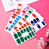 Full-Cover Wraps Nail Polish Stickers MRMJ-R086-MLE04-M-6