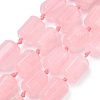 Natural Rose Quartz Beads Strands G-C270-N01-2