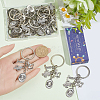 20Pcs West Cowboy Alloy Keychain KEYC-SC00021-3