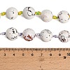 Natural Fire Crackle Agate Beads Strands GG-CBAE0EB-07-5