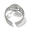 304 Stainless Steel Open Cuff Rings RJEW-C079-09P-4