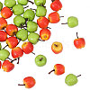 60Pcs 2 Colors Foam Imitation Apple DJEW-CA0001-43-8