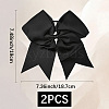 2Pcs Rubber Hair Ties MRMJ-SC0001-49B-2