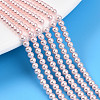 Baking Paint Pearlized Glass Pearl Bead Strands HY-N002-3mm-A10-1