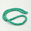 Natural Mashan Jade Round Beads Strands G-D263-4mm-XS15-2
