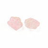 Two Tone Transparent Spray Painted Glass Beads GLAA-Q092-02-C05-4