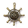 Tibetan Style Alloy Pendants FIND-WH0050-52AB-1