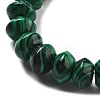 Synthetic Malachite Beads Strands G-P559-A04-01-4