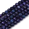 Natural Fire Crackle Agate Beads Strands G-C082-A01-34-2
