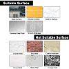 PVC Self Adhesive Wall Decorative Stickers STIC-WH0002-028-6