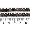 Natural Plum Blossom Jasper Beads Strands LS-G-F591-23-6mm-5