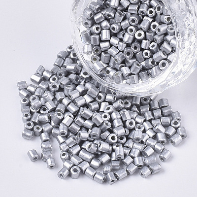 8/0 Two Cut Glass Seed Beads SEED-S033-06A-01-1