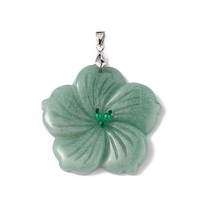 Natural Green Aventurine Big Pendants LS-G-B040-01P-06-1