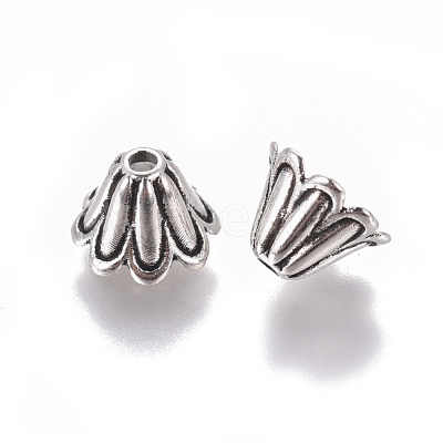 Tibetan Style Bead Caps X-LF0600Y-NF-1