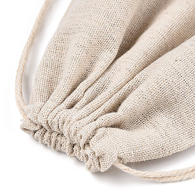 Cotton Packing Pouches Drawstring Bags ABAG-R011-20x30-1