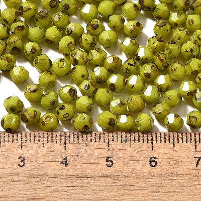 Picasso Baking Paint Glass Seed Beads SEED-A032-02A-10-1