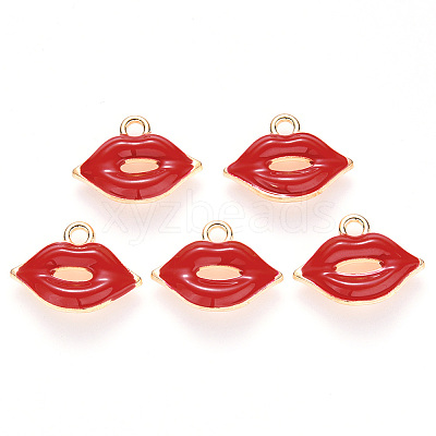 Alloy Enamel Pendants X-ENAM-S121-093-1