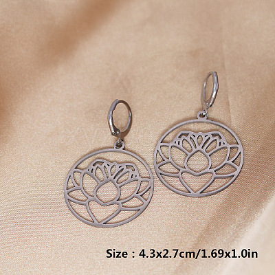 201 Stainless Steel Hoop Earrings FS-WG6B1B3-01-1