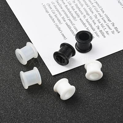 6Pcs 3 Colors Pulley Silicone Ear Gauges Flesh Tunnels Plugs FIND-YW0001-18C-1
