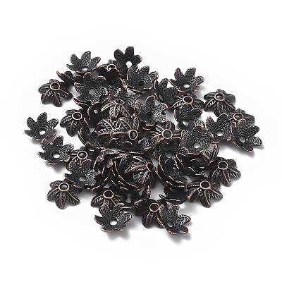 Tibetan Style Bead Caps LS-TIBEB-LF9396YKG-R-LF-1