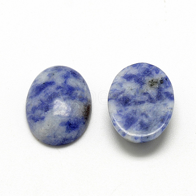 Natural Blue Spot Jasper Cabochons X-G-R415-13x18-45-1