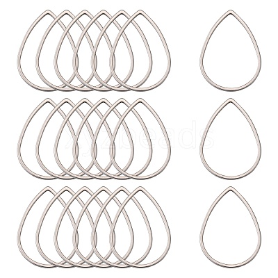 Tarnish Resistant 304 Stainless Steel Linking Rings X-STAS-T047-16C-1