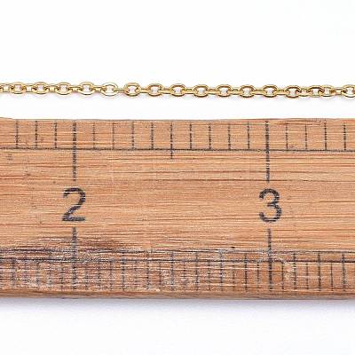 PVD Vacuum Plating 304 Stainless Steel Cable Chains CHS-F007-01G-B-1