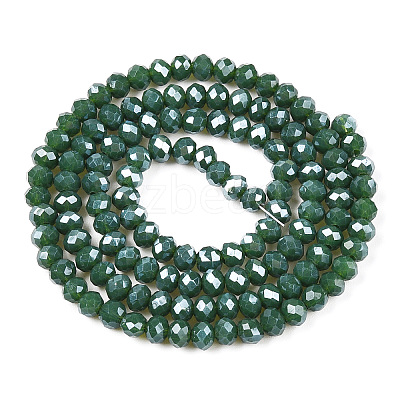 Electroplate Glass Beads Strands EGLA-A034-P4mm-A09-A-1