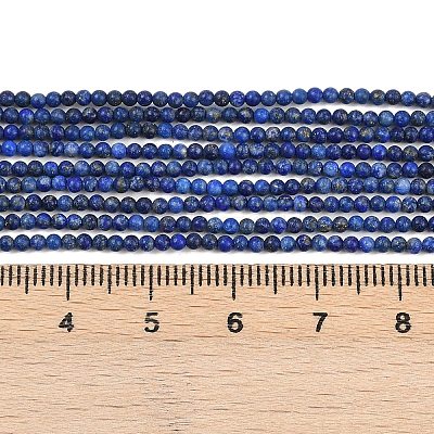 Natural Lapis Lazuli Beads Strands G-L628-A01-2mm-01-1