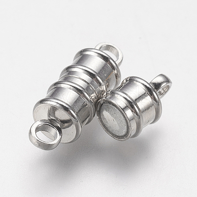 Brass Magnetic Clasps with Loops LS-X-MC026-NF-1