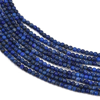 Natural Lapis Lazuli Beads Strands G-L628-A01-2mm-01-1