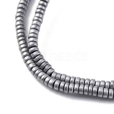Electroplated Non-magnetic Hematite Beads Strands G-P571-A01-01D-1
