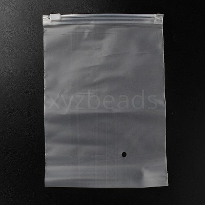 Transparent PE Jewelry Zip Top Storage Bags ABAG-H114-01K-1