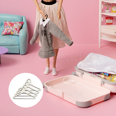 Wood Doll Clothes Hangers DOLL-WH0004-03B-1