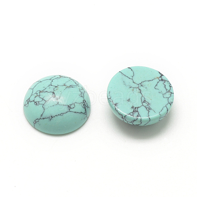 Synthetic Turquoise Cabochons G-R416-12mm-44-1