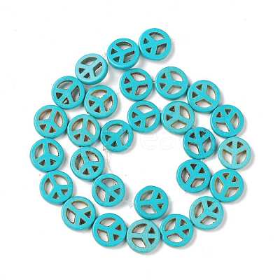 Synthetic Howlite Beads Strands G-A211-11-1