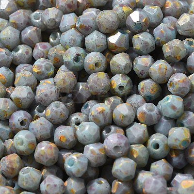 Picasso Baking Paint Glass Seed Beads SEED-A032-02A-16-1