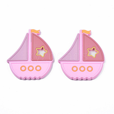 Food Grade Eco-Friendly Silicone Focal Beads SIL-N002-15A-1