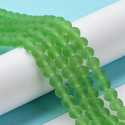 Transparent Glass Beads Strands EGLA-A034-T6mm-MD11-1