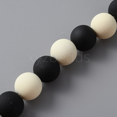 Acrylic Beaded Moblie Straps MOBA-WH0003-29B-1