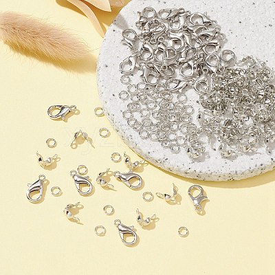 30Pcs Zinc Alloy Lobster Claw Clasps FIND-YW0003-81P-1